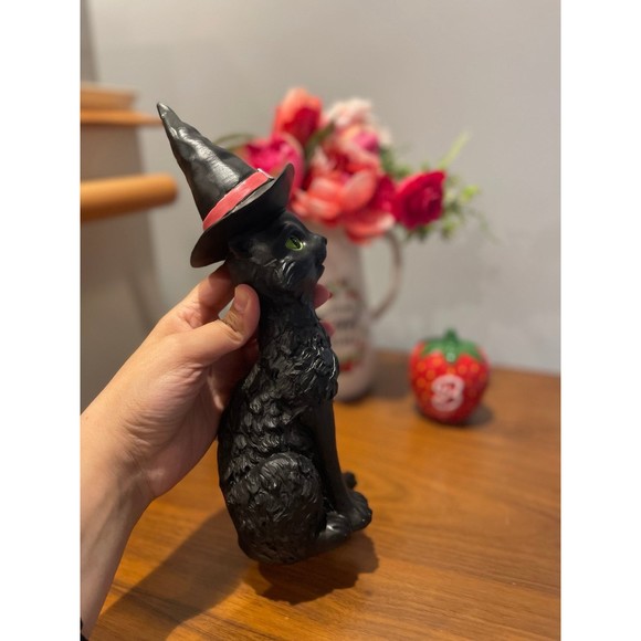 Halloween Witch Cat Door Greeter - Picture 6 of 7